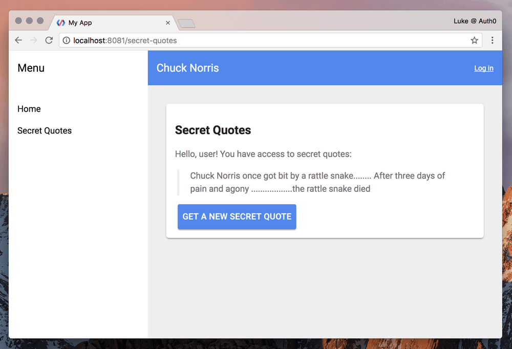 Polymer secret quotes view when logged in